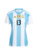 Argentina Cristian Romero #13 Fotballdrakt Hjemme Klær Dame Copa America 2024 Korte ermer